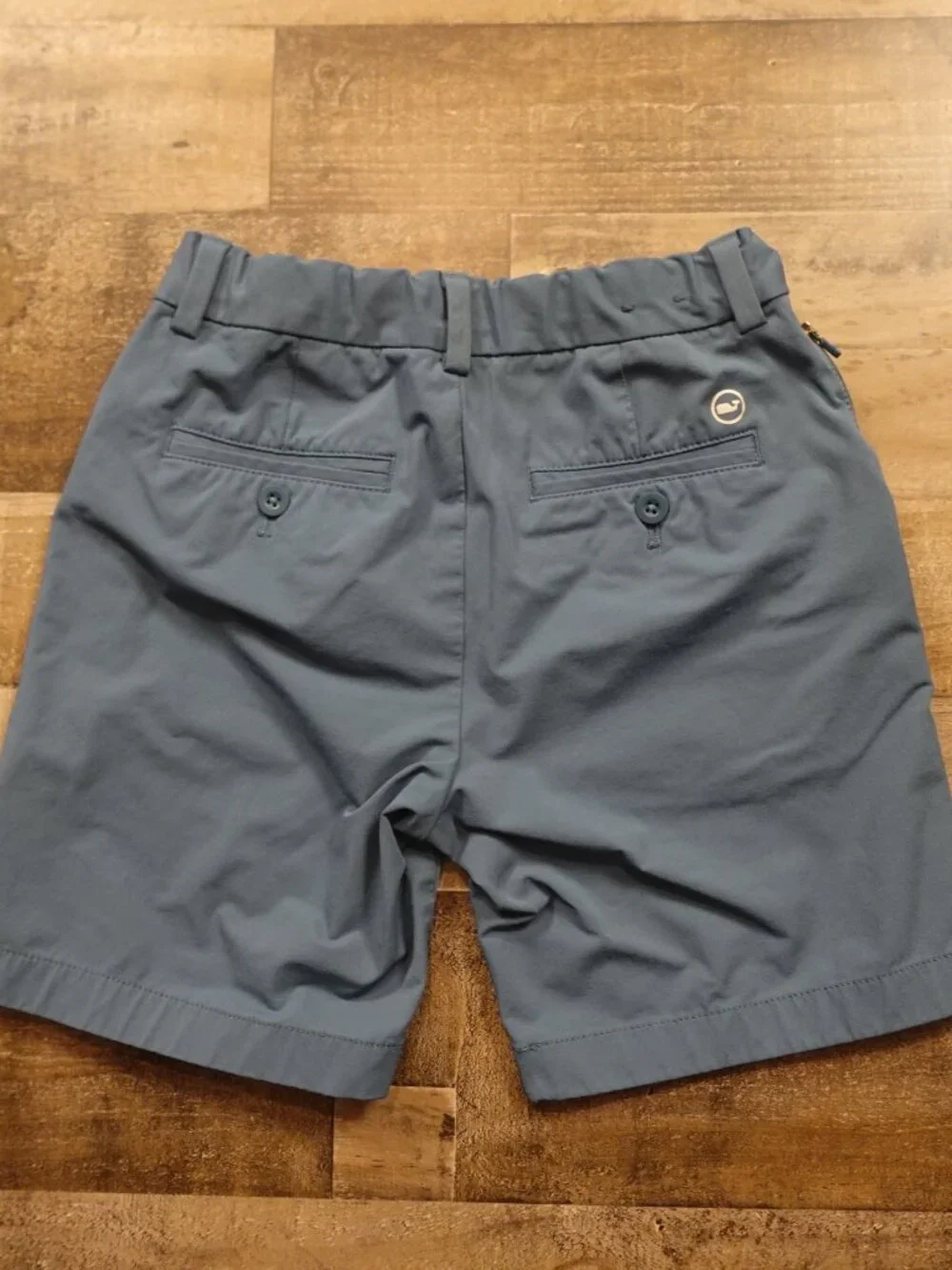 Vineyard Vines Performance Shorts Boys Size 12 Blue Stretch Golf Casual